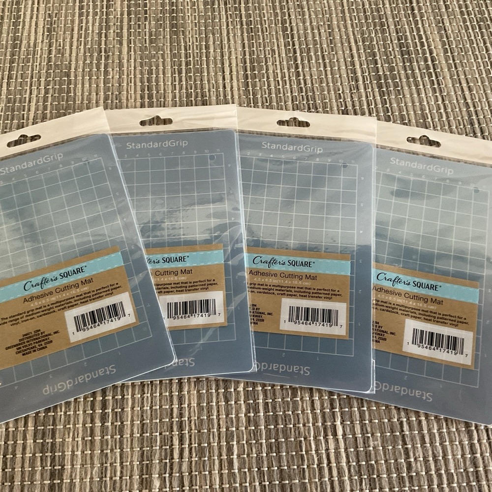 Adhesive Cutting Mat 4.5" x 6.5" Lot Of 4